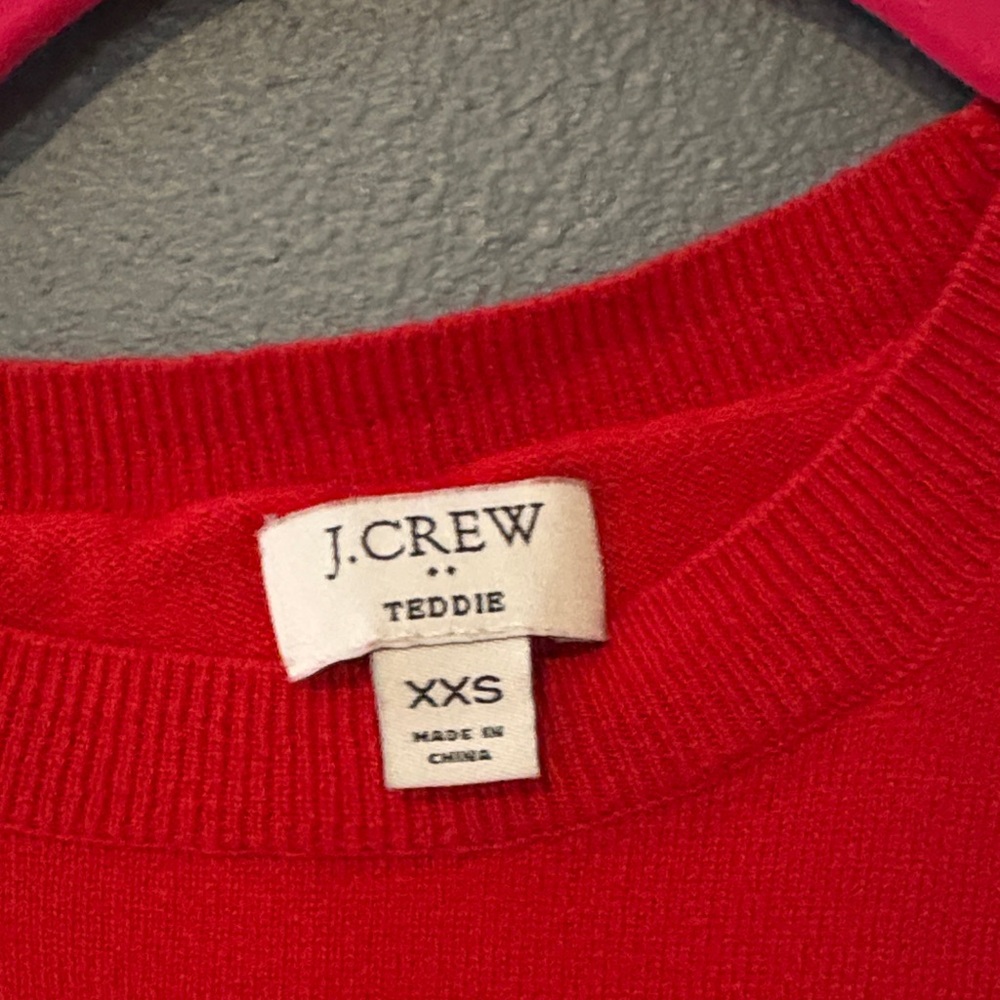 J. Crew Teddie Sweater with Dalmatian Motif - Picture 2 of 3